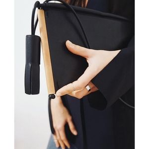 Building Block - Clutch and shoulder strap bag
